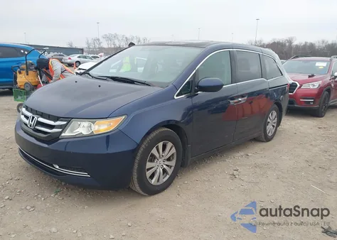 2014 Honda Odyssey Ex-L from USA, damaged, VIN 5FNRL5H68EB138687